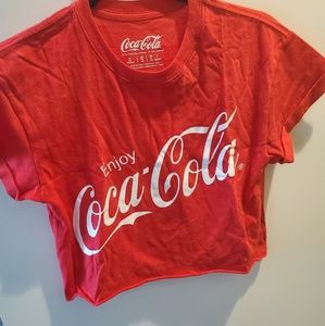 Coca cola crop top